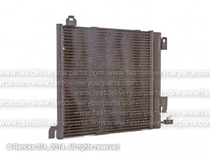 OP Astra 98->04 condenser 415X375X18 with receiver dryer 1.7D/2.0D ISUZU MARELLI