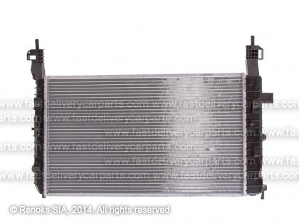 OP Meriva 03->06 radiators 1.6/1.8 MAN +/-KOND 608X375X24 RA63086A MARELLI