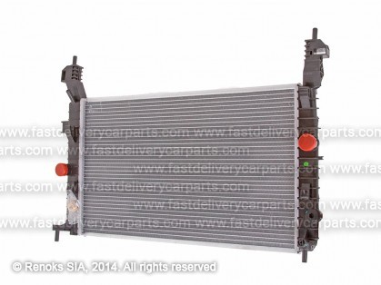 OP Meriva 03->06 radiators 1.6/1.8 MAN +/-KOND 608X375X24 RA63086A MARELLI