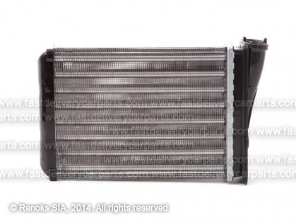 PG 208 12->19 heater core 200X158X42 ALU/PLAST mechanical assembly MARELLI