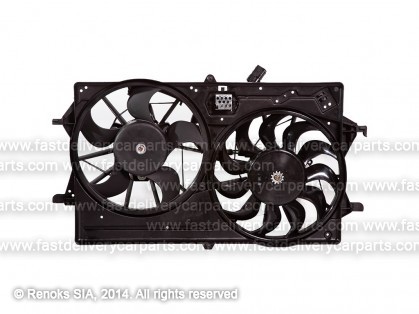 FD Focus 98->04 cooling fan 2.0DOHC +AC USA set 01->