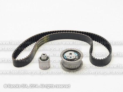 VW Golf 03->09 tensioner pulley, guide pulley, timing belt kit 1.9TDi FLENNOR