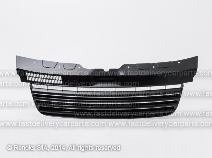 VW Transporter 03->09 grille badgeless black