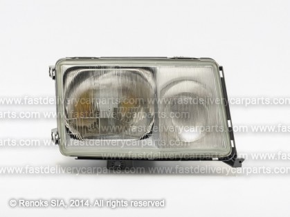 MB E W124 85->95 фара R H3/H4 желтый поворотник 85->89 MARELLI