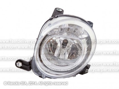 FT 500 07->15 head lamp L H7 with motor MARELLI