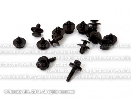 TT Corolla 07->10 engine shield fasteners set