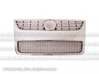 VW Touareg 07->10 grille with chrome set