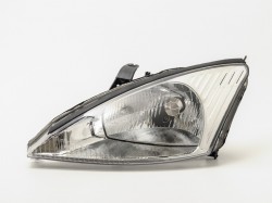 FD Focus 98->04 head lamp L H4 98->01 silver rim electrical TYC