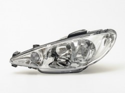 PG 206 98->09 head lamp L H7/H7 electrical 98->05 VALEO