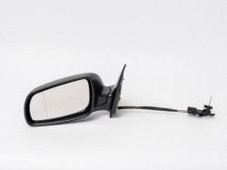 SK Fabia 00->07 mirror L cable adjustment black aspherical large