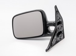 VW Transporter 90->03 mirror L manual black flat