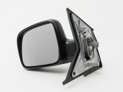 VW Transporter 03->09 mirror L manual black aspherical