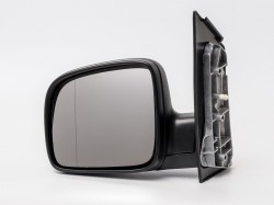 VW Caddy 04->10 mirror L manual black aspherical