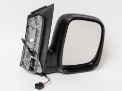 VW Caddy 04->10 mirror R electrical heated black convex 5pins