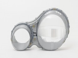 MB E W210 95->99 head lamp glass with frame L DJ AUTO