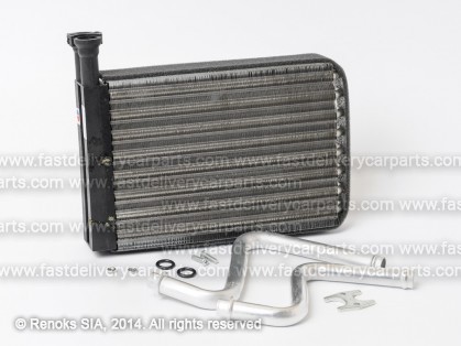 FD Mondeo 93->96 radiators salona 200X140X32 ALU/PLAST mehāniski samontēts ar caurulēm SRLine