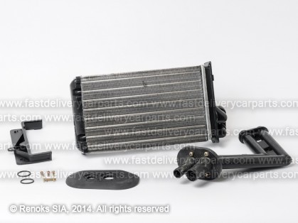 RN Scenic 95->99 heater core 250X158X42 ALU/PLAST mechanical assembly with pipes SRLine