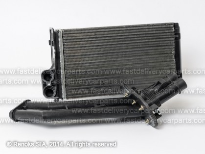 RN Laguna 94->00 heater core 260X157X42 ALU/PLAST mechanical assembly with pipes type VALEO SRLine