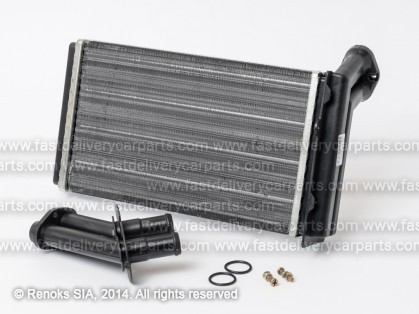 VW Sharan 95->00 heater core 247X154X32 ALU/PLAST mechanical assembly main heater with pipes SRLine