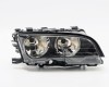 BMW 3 E46 98->01 COUPE head lamp R H7/H7 black with motor