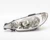 PG 206 98->09 head lamp L H7/H7 electrical 03->05 TYC