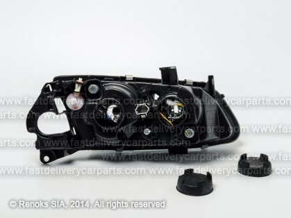 NS Almera 00->02 head lamp L H1/H7 electrical DEPO