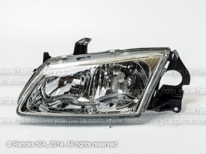 NS Almera 00->02 head lamp L H1/H7 electrical DEPO