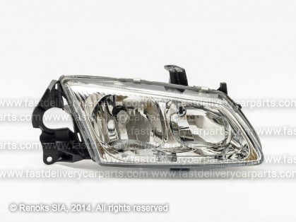 NS Almera 00->02 head lamp R H1/H7 electrical DEPO