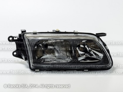 MZ 626 97->00 head lamp R H1/H7 electrical with motor DEPO