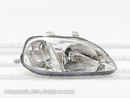 HN Civic 99->01 head lamp R manual/electrical type VALEO DEPO