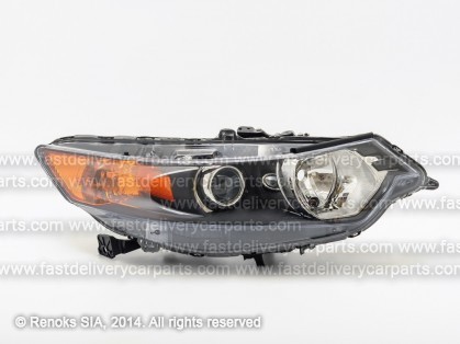 HN Accord 08->11 head lamp R H1/HB3 black rim electrical DEPO