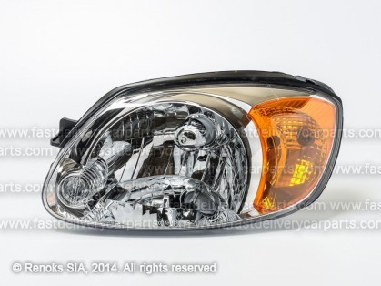 HY Accent 03->06 head lamp L H4 yellow corner lamp DEPO