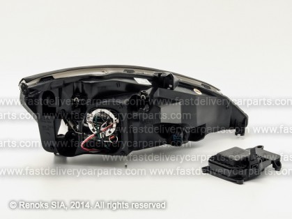 FD Focus 98->04 head lamp L H4 98->01 black rim electrical TYC