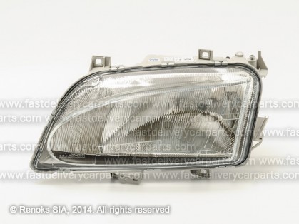 FD Galaxy 95->00 head lamp L H4 electrical with motor TYC