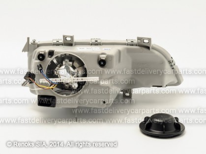 FD Galaxy 95->00 head lamp L H4 electrical with motor TYC