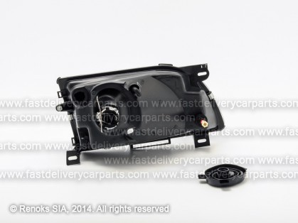 FD Transit 94->00 head lamp L H4 electrical with plastic glass DEPO