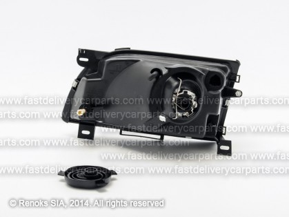 FD Transit 94->00 head lamp R H4 electrical with plastic glass DEPO