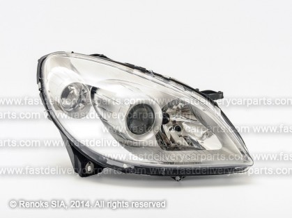 MB B W245 05->11 head lamp R H7/H7 05->08 pneumatic adjustment DEPO