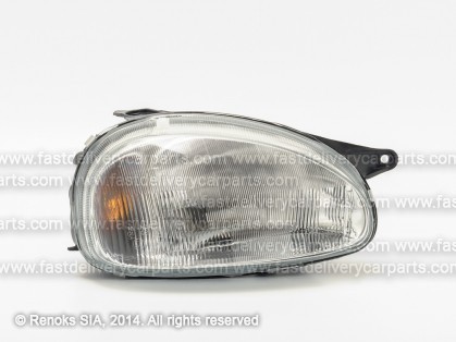 OP Corsa 93->00 head lamp R H4 93->99 electrical type VALEO DEPO