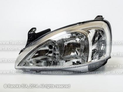 OP Corsa 00->06 head lamp L H7/H7 03->05 electrical tips VALEO CLEAR DEPO