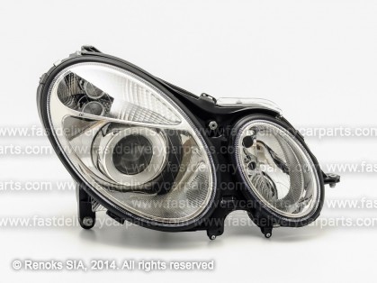 MB E W211 02->06 head lamp R H7/H7 electrical with motor TYC