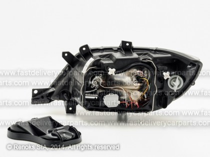 MB Sprinter 00->06 head lamp R H1/H7 00->03 with motor with bulbs HELLA