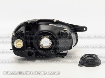 OP Corsa 93->00 head lamp L 99->00 smooth glass electrical smoked ARTEB