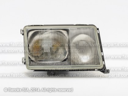 MB E W124 85->95 фара R H3/H4 желтый поворотник 85->89 MARELLI