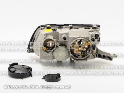 MB C W202 93->00 head lamp R H1/H1/H7 with motor ar 97->00 MARELLI