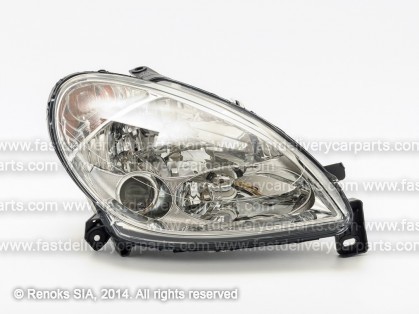 CT Xsara 00->05 head lamp R H1/H3/H7 with motor MARELLI