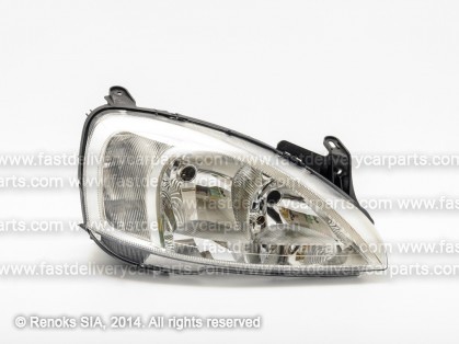 OP Corsa 00->06 head lamp R H7/H7 01->02 MARELLI