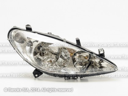 PG 307 01->05 head lamp R H1/H7 with motor MARELLI