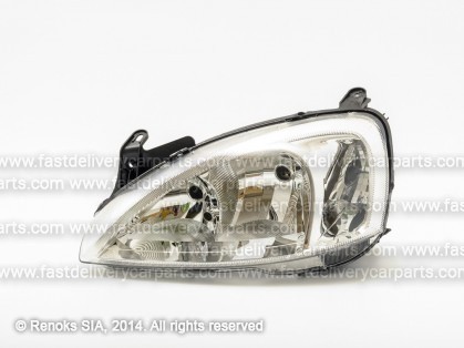 OP Corsa 00->06 фара L H7/H7 02->04 MARELLI