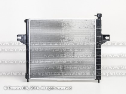 JP Grand Cherokee 99->04 radiator 4.0 596x508x24 MAN/AUT +/-AC RA61009 SRLine